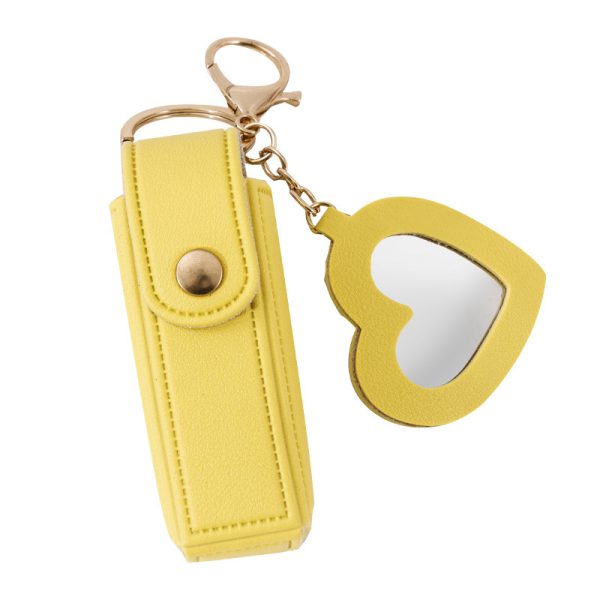 O1CN0111at3B1Zx8H9fARn8_2220072493260-0-cib.jpg Change lipstick bag creative mirror keychain small pendant PU leather car bag