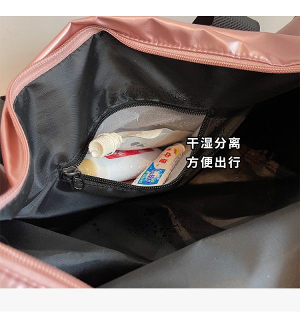 O1CN015ZjEli27ezVBOw7oh_2219458237823-0-cib.jpg New Korean version of large capacity travel bag women's handbag men's travel bag nylon fabric waterproof travel gym bag