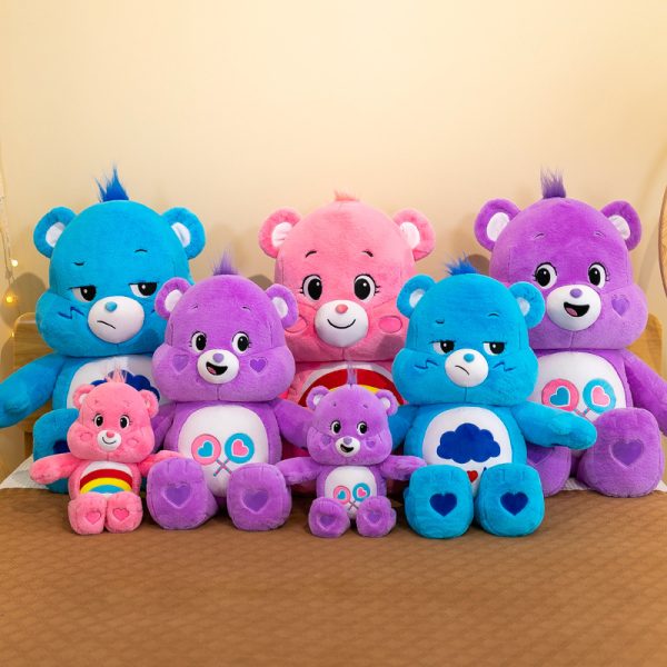 O1CN017MAcvb1txr0IgJVLE_2216294875969-0-cib.jpg Creative rainbow love bear cute doll doll pillow rag doll cartoon cute plush birthday gift