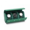 O1CN01A0Wbq11WvoFby4Du2_2218994932851-0-cib.jpg Stainless steel watches in a green watch storage case on white background.
