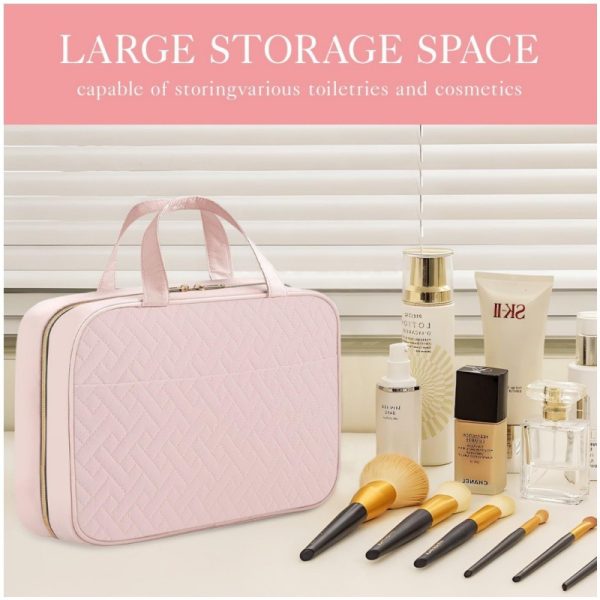 O1CN01AUBBG41tCgNUhrJtP_2216451585866-0-cib.jpg Custom Travel Toiletry Bag Hook-Attached Toiletry and Cosmetic Bag Stylish Portable Travel Toiletry Set