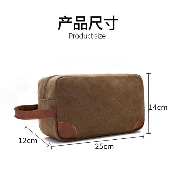 New Vintage Men's Toiletry Bag Large Capacity Multifunctional Portable Portable Storage Bag Spot Wholesale