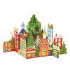 O1CN01Dv61yH1LmgSZsHeBt_2620801342-0-cib.jpg Colorful holiday paper craft featuring a festive Christmas village with decorated trees and shops.