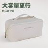 PU Pillow Makeup Bag Travel Large Capacity Toiletry Bag Desktop Cosmetic Organizer Pouch High-Value Storage Bag