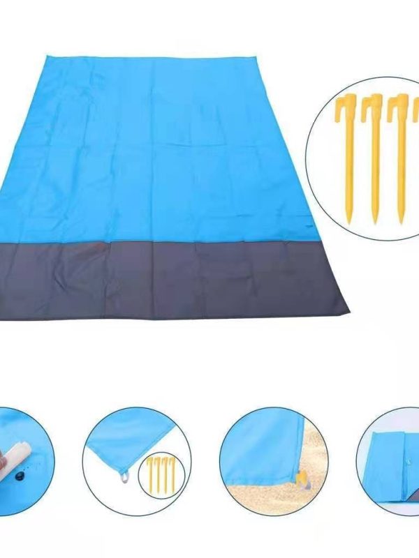 O1CN01LDxN2t1X8Au7gLQM2_2219085162878-0-cib.jpg Outdoor folding portable beach mat outdoor camping mat moisture proof beach mat picnic blanket floor mat tent carpet mat