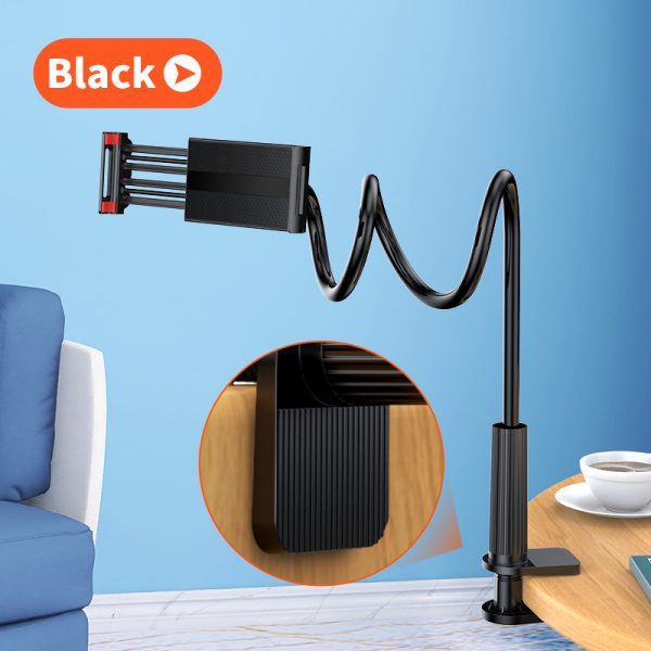 New product lazy mobile phone holder spiral base bed desktop lazy artifact bedside mobile phone tablet holder