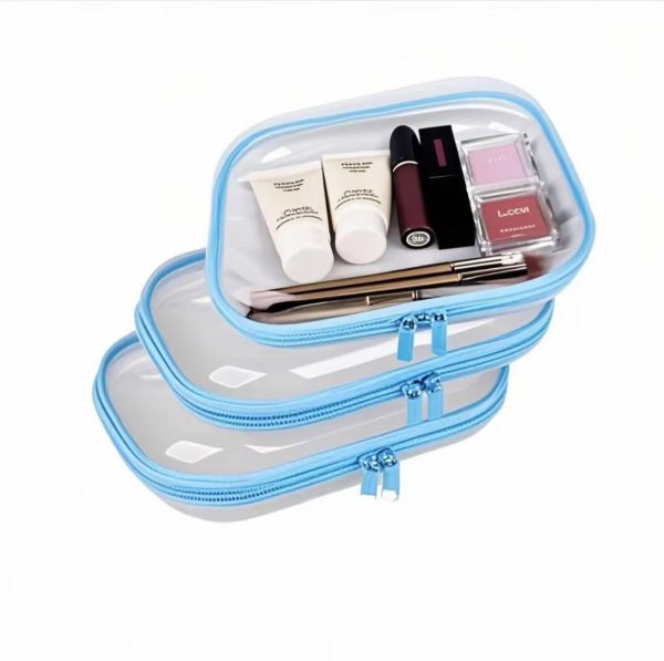 O1CN01Q73ZWI1tWpnR1Jbnr_2217762715910-0-cib.jpg Custom PVC Clear Cosmetic Organizer Thickened EVA Toiletry Pouch with Zipper Custom Travel Storage Bag