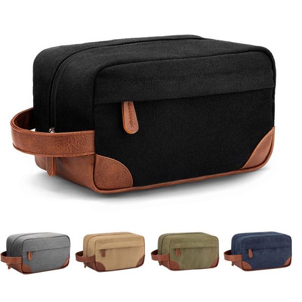 New Vintage Men's Toiletry Bag Large Capacity Multifunctional Portable Portable Storage Bag Spot Wholesale