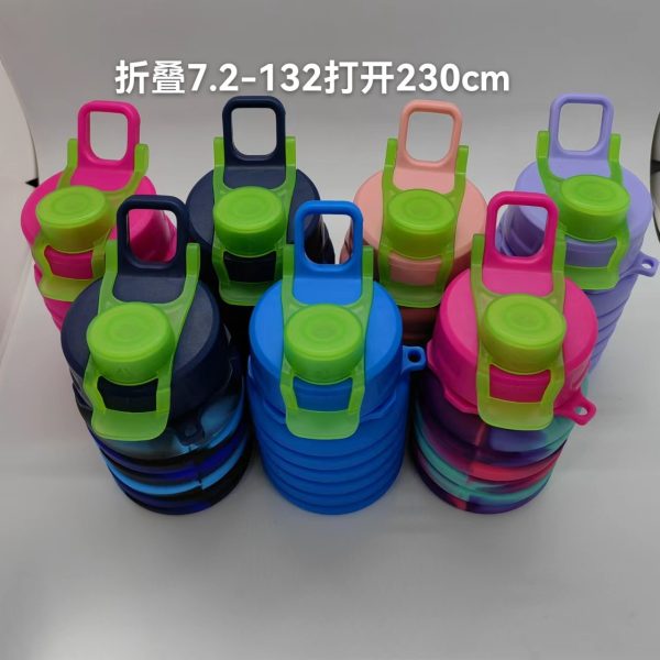 O1CN01jUEcvx1qCjTAWtv5D_2929445460-0-cib.jpg Fitness Silicone Sports Water Bottle Outdoor Silicone Folding Water Cup 500ml Large Capacity Silicone Sports Water Bottle