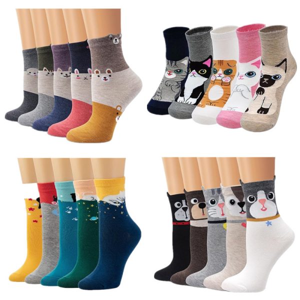 O1CN01lAsQXf1iQutRHKojA_2668854408-0-cib-1.jpg Custom Women's 3D Ear Owl Cartoon Animal Socks Fall/Winter Extra-Long Cotton Socks