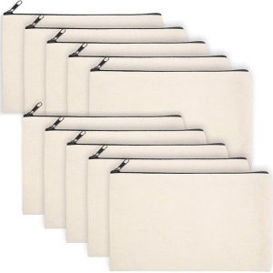 O1CN01oTr0MX25caCLQDfLU_2217898087547-0-cib-1.jpg Canvas zipper pen bag DIY simple zipper bag hand-painted graffiti cotton bag stationery storage pen