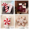 O1CN01ofaGic1NoB8HCL6zN_3250741616-0-cib.jpg Custom Christmas igloo snowflake wreath candy plush pillow festive atmosphere decoration ornament gift cushion hug