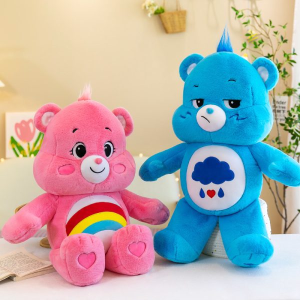 O1CN01pQKeGZ1txr0HgYcpE_2216294875969-0-cib.jpg Creative rainbow love bear cute doll doll pillow rag doll cartoon cute plush birthday gift