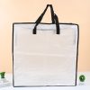 Super Affordable Moving Packing Bag Transparent Handheld PP Woven Large Capacity Storage Bag Household Waterproof Clothing Clothing