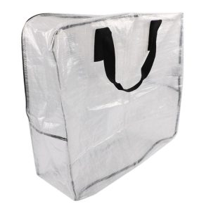 Super Affordable Moving Packing Bag Transparent Handheld PP Woven Large Capacity Storage Bag Household Waterproof Clothing Clothing
