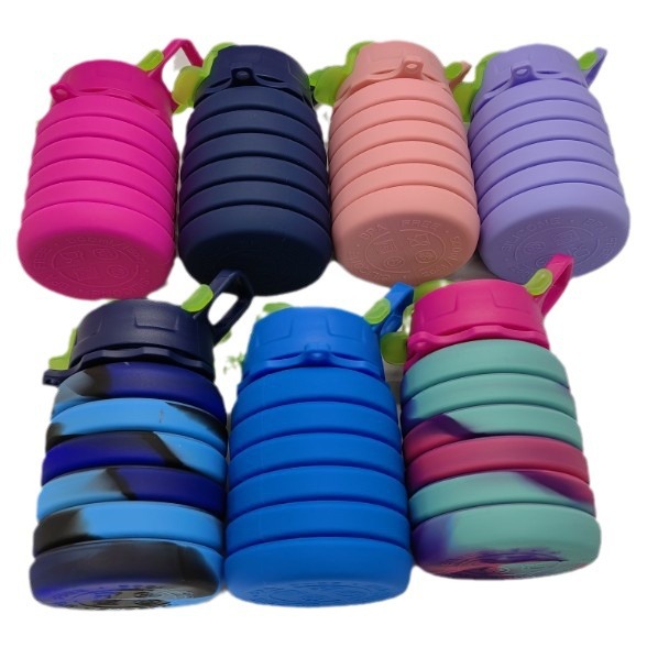 O1CN01yvfPLx1qCjTJcUmTx_2929445460-0-cib.jpg Fitness Silicone Sports Water Bottle Outdoor Silicone Folding Water Cup 500ml Large Capacity Silicone Sports Water Bottle